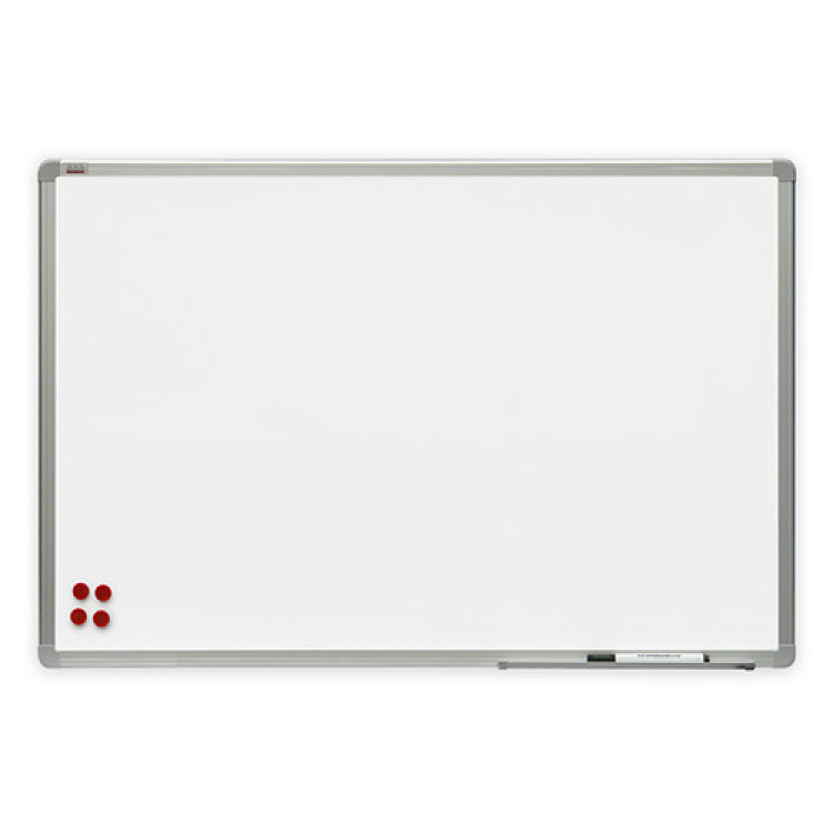 Бела табла магнетна 120х180см, алуминиум рамка